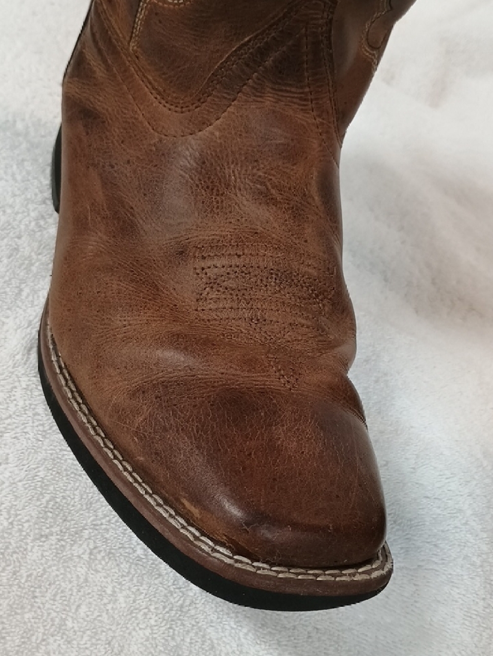 Boys Size 7 Smokey Mountain Leather Cowboy Boots - Picture 12 of 16